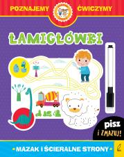 Okładka książki Książka z pisakiem. Łamigłówki