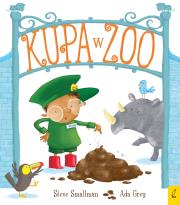 Kupa w zoo. Autor: Steve Smallman. Dadada.pl Okładka książki Kupa w zoo