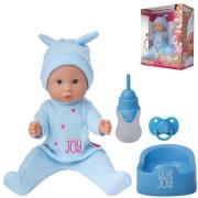 Opakowanie Lalka Bobas 'Little Joy' interaktywna 46 cm niebieska
