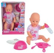 Okładka książki Lalka New Born Baby - Bobas z akcesoriami, 38 cm