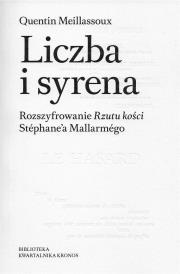 Okładka książki Liczba i syrena. Rozszyfrowanie Rzutu kości...