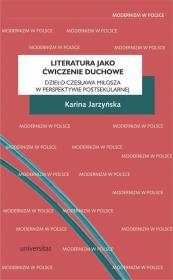 Okładka książki Literatura jako ćwiczenie duchowe.