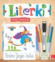 Literki. Piszę i zmazuję. Autor: Opracowanie zbiorowe. Dadada.pl Okładka książki Literki. Piszę i zmazuję