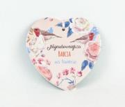 Okładka książki Magnes ceramiczny - Najcudowniejsza babcia.. (róż)