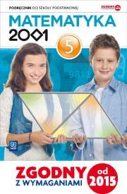 Matematyka   SP KL 5. Podręcznik. Matematyka 2001 (2016) BPZ. Autor: Dąbrowski Mirosław, Pfeiffer Agnieszka. Dadada.pl Okładka książki Matematyka   SP KL 5. Podręcznik. Matematyka 2001 (2016) BPZ