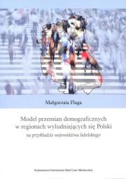 Okładka książki Model przemian demograficznych w regionach...