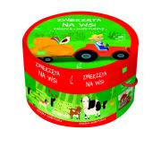 Okładka książki NA WSI KSIĄŻKA Z PUZZLAMI W PUDEŁKU