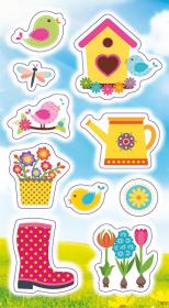 Opakowanie Naklejki Wiosna