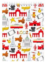 Opakowanie Notes A5 - duży Łódź symbole FOLKSTAR