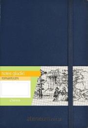 Opakowanie Notes A5 Gładki Romantyzm Granatowy ANTRA