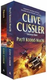 Pakiet - Piąty kodeks Majów / Pirania. Autor: Clive Cussler. Dadada.pl Okładka książki Pakiet - Piąty kodeks Majów / Pirania