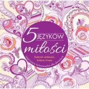 Okładka książki Pięć Języków Miłości - kolorowanka dla dorosłych