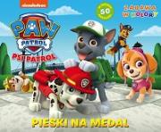 Okładka książki PIESKI NA MEDAL ZABAWA W KOLORY  PSI PATROL