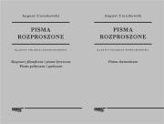 Okładka książki Pisma rozproszone T.1-2