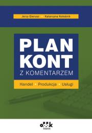 Okładka książki Plan kont z komentarzem handel produkcja usługi