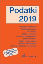 PODATKI 2019. Autor: Opracowanie zbiorowe. Dadada.pl Okładka książki PODATKI 2019