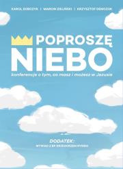 Poproszę Niebo + CD. Autor: Karol Sobczyk, Zieliński Marcin Z., Krzysztof Demczuk. Dadada.pl Okładka książki Poproszę Niebo + CD