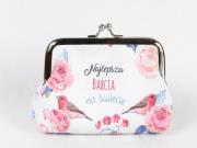 Okładka książki Portmonetka na monety - Najlepsza babcia...(róż)