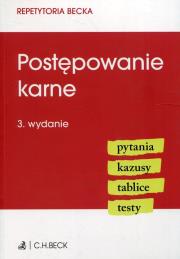 Okładka książki Postępowanie karne
