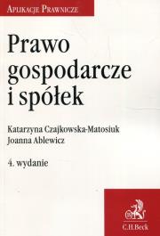 Okładka książki Prawo gospodarcze i spółek