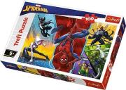 Opakowanie Puzzle 100 Do góry nogami Marvel Spiderman TREFL