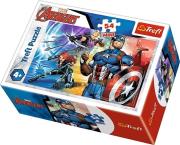 Puzzle 54 mini Bohaterowie The Avengers 2 TREFL. Wydawca: Trefl. Dadada.pl Opakowanie Puzzle 54 mini Bohaterowie The Avengers 2 TREFL