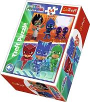 Opakowanie Puzzle 54 mini Pidżamersi Adventures 3 TREFL