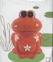 Opakowanie Skarbonka Ceramiczna Żaba S mix