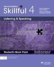 Skillful 2nd ed.4 Listening & Speaking SB. Autor: Emma Pathare, Gary Pathare. Dadada.pl Okładka książki Skillful 2nd ed.4 Listening & Speaking SB