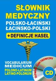 Okładka książki Słownik medyczny pol-łac, łac-pol + definicje + CD