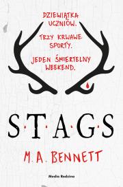 STAGS. Autor: M.A. Bennett. Dadada.pl Okładka książki STAGS