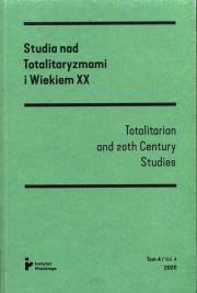 Okładka książki Studia nad Totalitaryzmami i Wiekiem XX Tom 1/ Vol. 1 2017