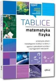 Okładka książki Tablice: matematyka + fizyka GREG