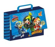 Okładka książki Teczka z rączką - Walizeczka - Mickey Raźni Rajdowcy