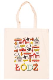 Opakowanie Torba bawełniana szyta - Łódź symbole FOLKSTAR