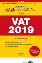 Okładka książki Vat 2019