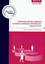 Okładka książki Wewnętrzna kontrola finansowa w jednostce samorządu terytorialnego 15/2006