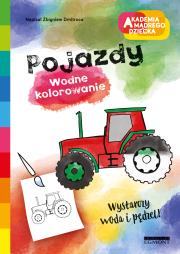 Okładka książki Wodne kolorowanie. Pojazdy