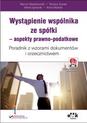 Okładka książki Wystąpienie wspólnika ze spółki aspekty