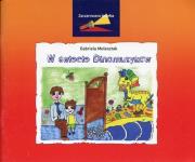 Zaczarowana Latarka W świecie Dinomuzyków. Autor: GABRIELA MOLESZTAK. Dadada.pl Okładka książki Zaczarowana Latarka W świecie Dinomuzyków