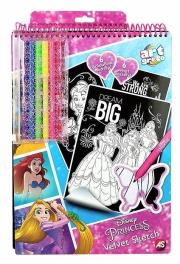 Opakowanie Aksamitna kolorowanka z pisakami - Princess