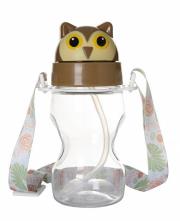 Opakowanie Bidon ze słomką - sówka