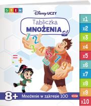 Okładka książki Disney uczy Ralph Demolka w Internecie Tabliczka mnożenia