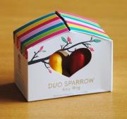 Opakowanie Domek dla ptaszków - breloczki do kluczy