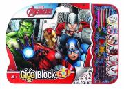 Giga Block - Zestaw dla artysty 5w1 - Avengers. Wydawca: AS Company. Dadada.pl Opakowanie Giga Block - Zestaw dla artysty 5w1 - Avengers