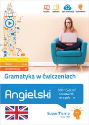 Gramatyka w ćwiczeniach. Angielski. Zbiór ćwiczeń i czasowniki nieregularne.. Autor:   Praca zbiorowa. Dadada.pl Okładka książki Gramatyka w ćwiczeniach. Angielski. Zbiór ćwiczeń i czasowniki nieregularne.