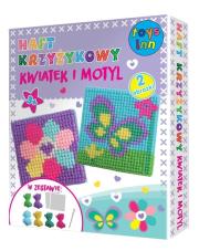 Opakowanie Haft krzyżykowy - Kwiatek i Motyl STnux