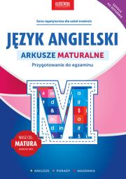 Język angielski. Arkusze maturalne. Autor: Treger Anna, Oberda Gabriela. Dadada.pl Okładka książki Język angielski. Arkusze maturalne