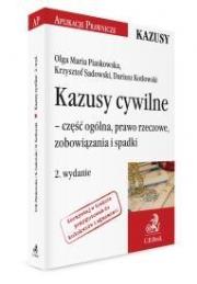 Kazusy cywilne - część ogólna, prawo rzeczowe.... Autor: Piaskowska Olga Maria, Sadowski Krzysztof, Kotłowski Dariusz. Dadada.pl Okładka książki Kazusy cywilne - część ogólna, prawo rzeczowe...