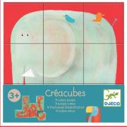 Klocki - Zwierzaki z dżungli. Wydawca: Djeco. Dadada.pl Opakowanie Klocki - Zwierzaki z dżungli